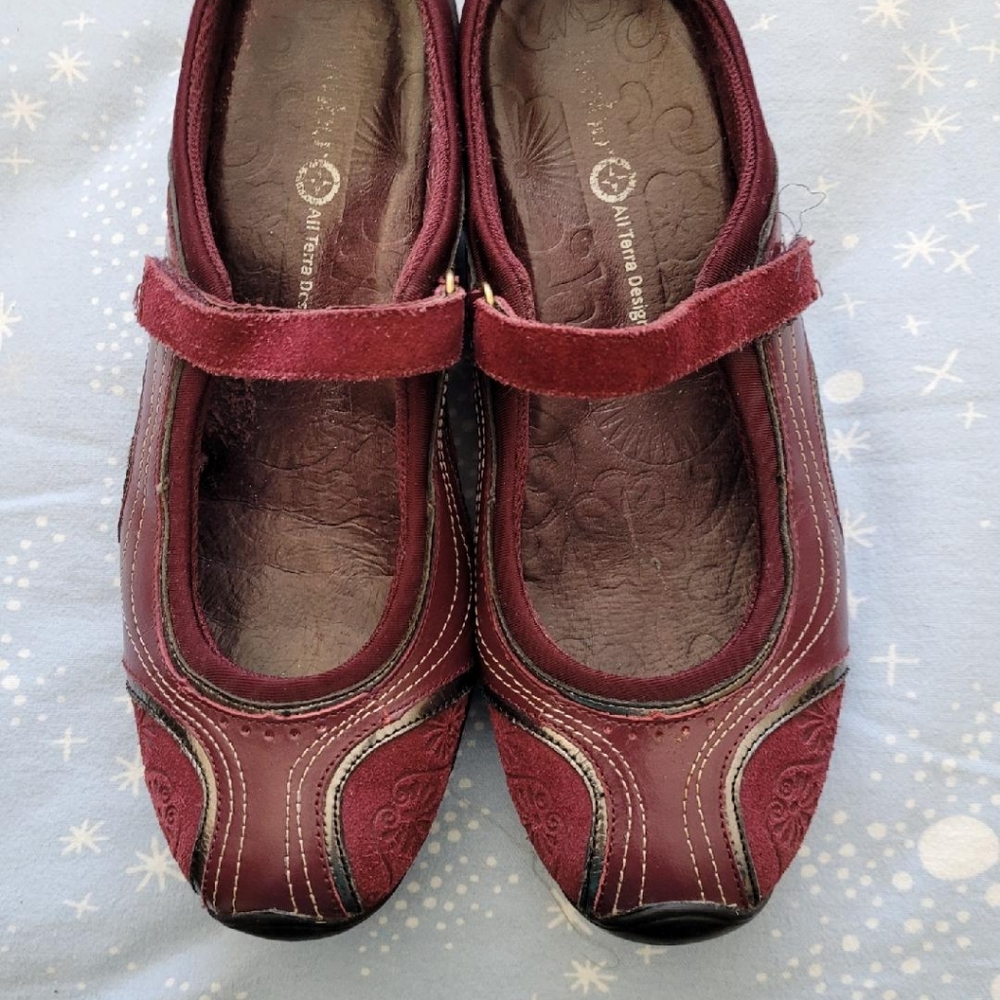 Burgundy Jambu Allterra Shoes Size 8